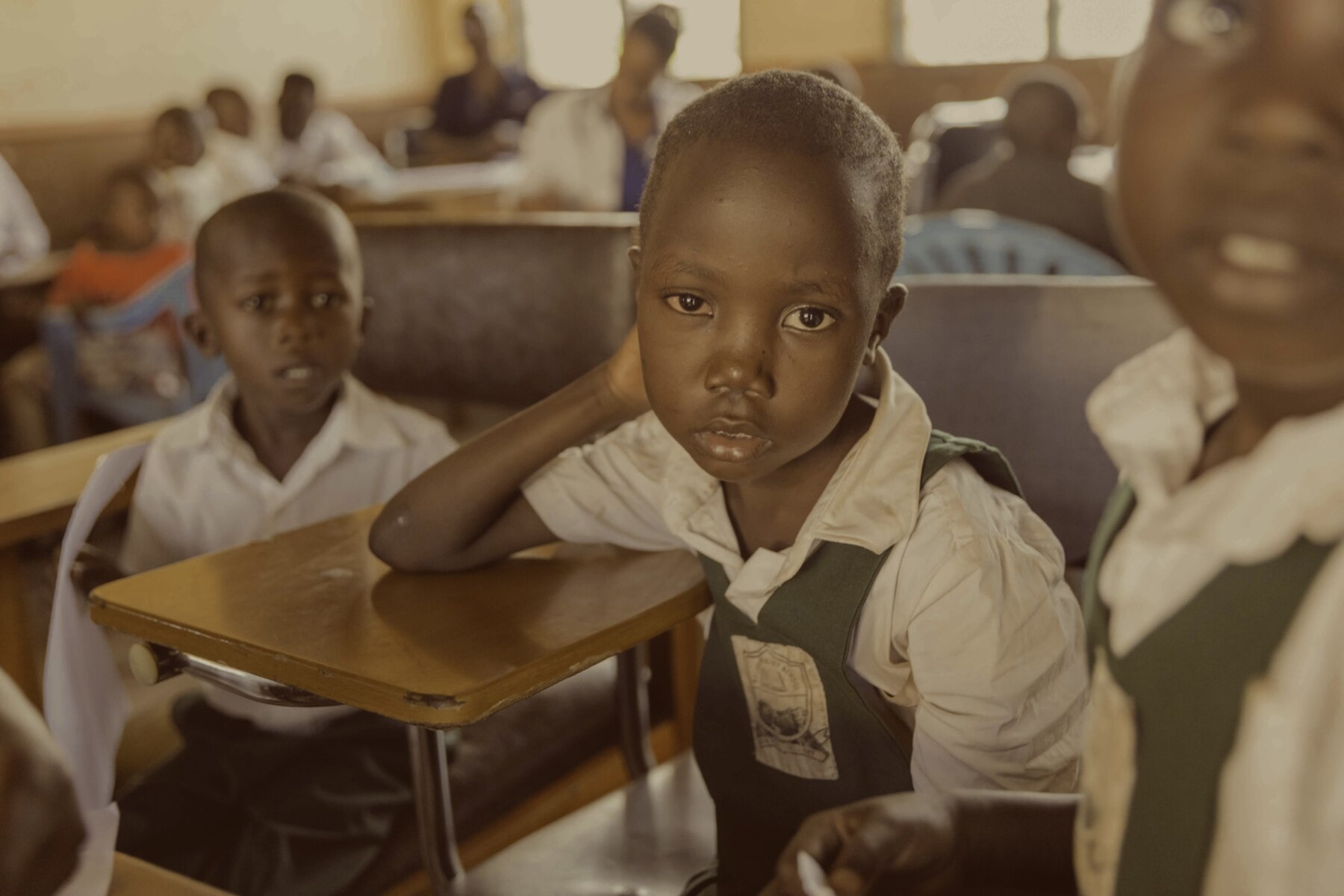 A pupil waiting to be seen